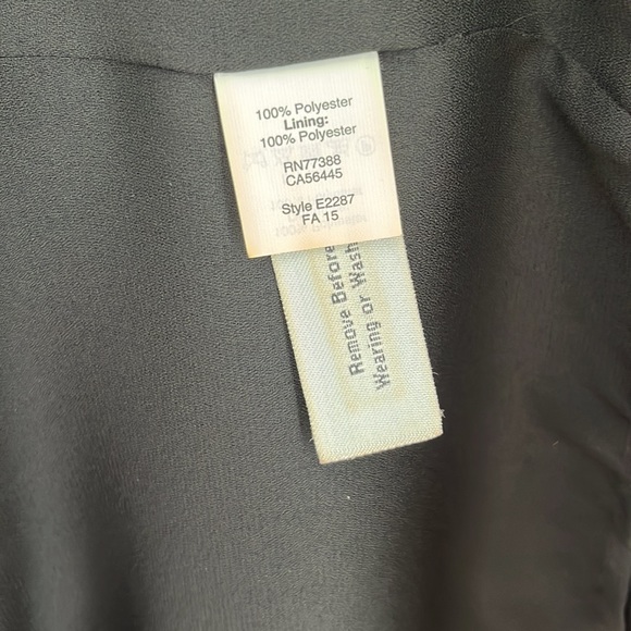 Madewell EUC Luminous Overlay Black Midi Dress Size 10 - Picture 10 of 10